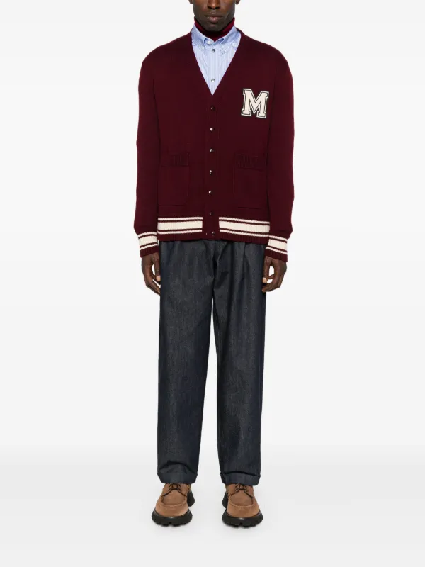 Moncler パッチポケット カーディガン | レッド | FARFETCH JP