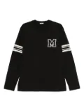 Moncler M-embroidered T-shirt - Black