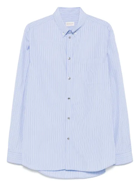 Moncler striped long-sleeved shirt