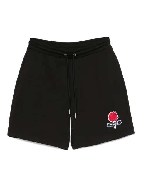 Moncler short de sport à logo brodé