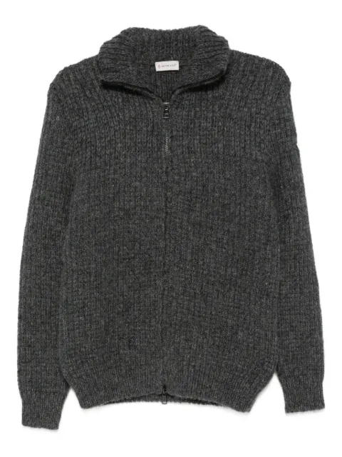 Moncler ribbed zip-up cardigan