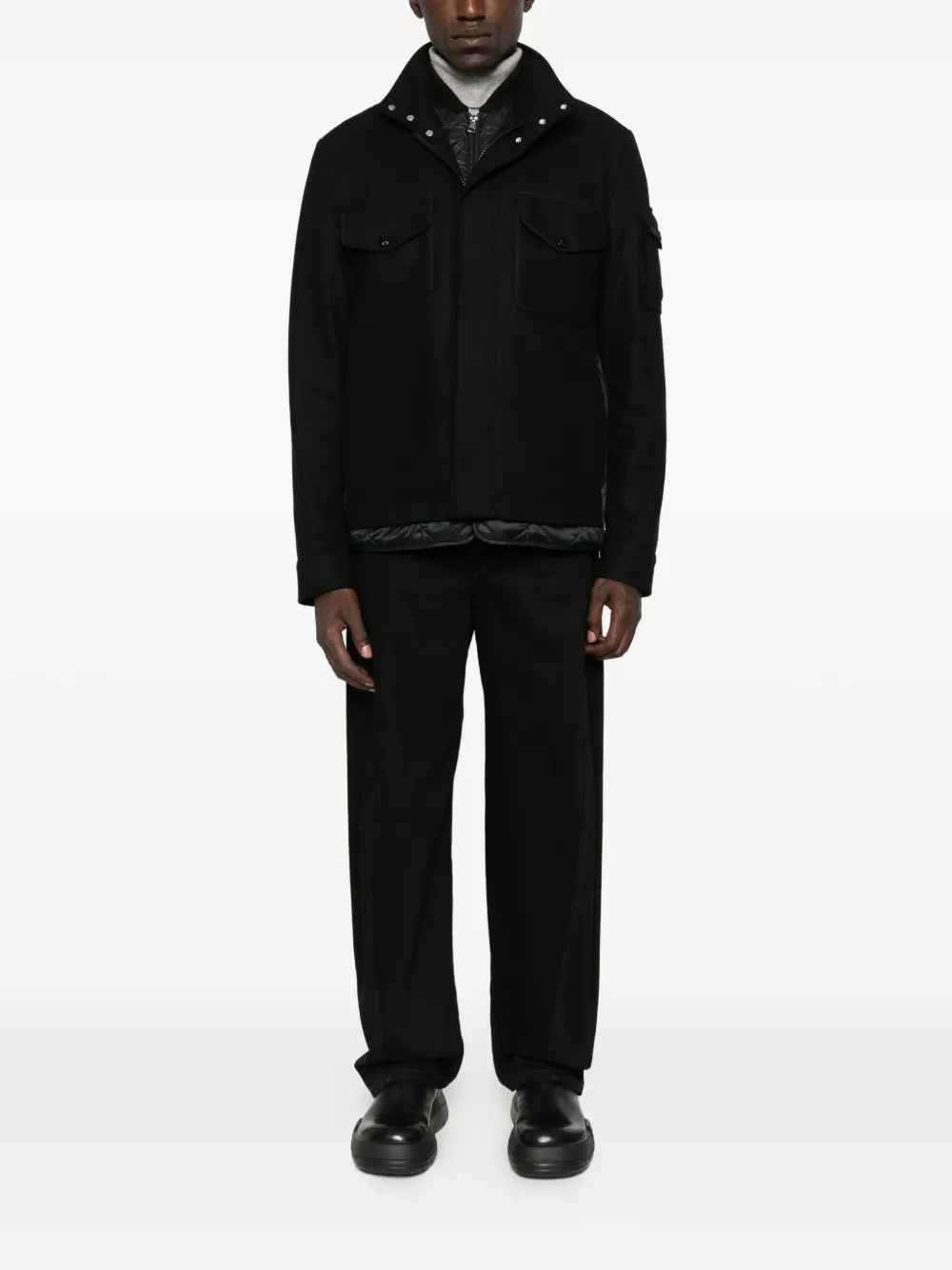Moncler Gewatteerd jack Zwart