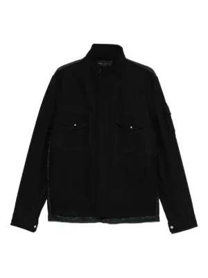 Moncler ジップアップ シャツジャケット | ブラック | FARFETCH JP