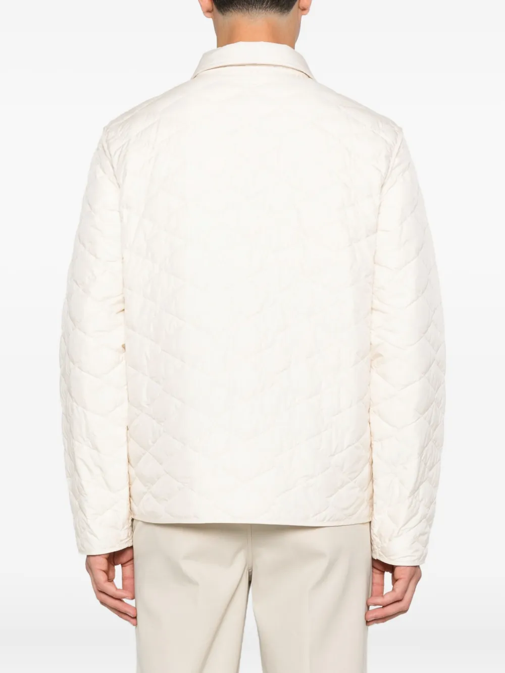 Moncler Kastos quilted shirt jacket Beige