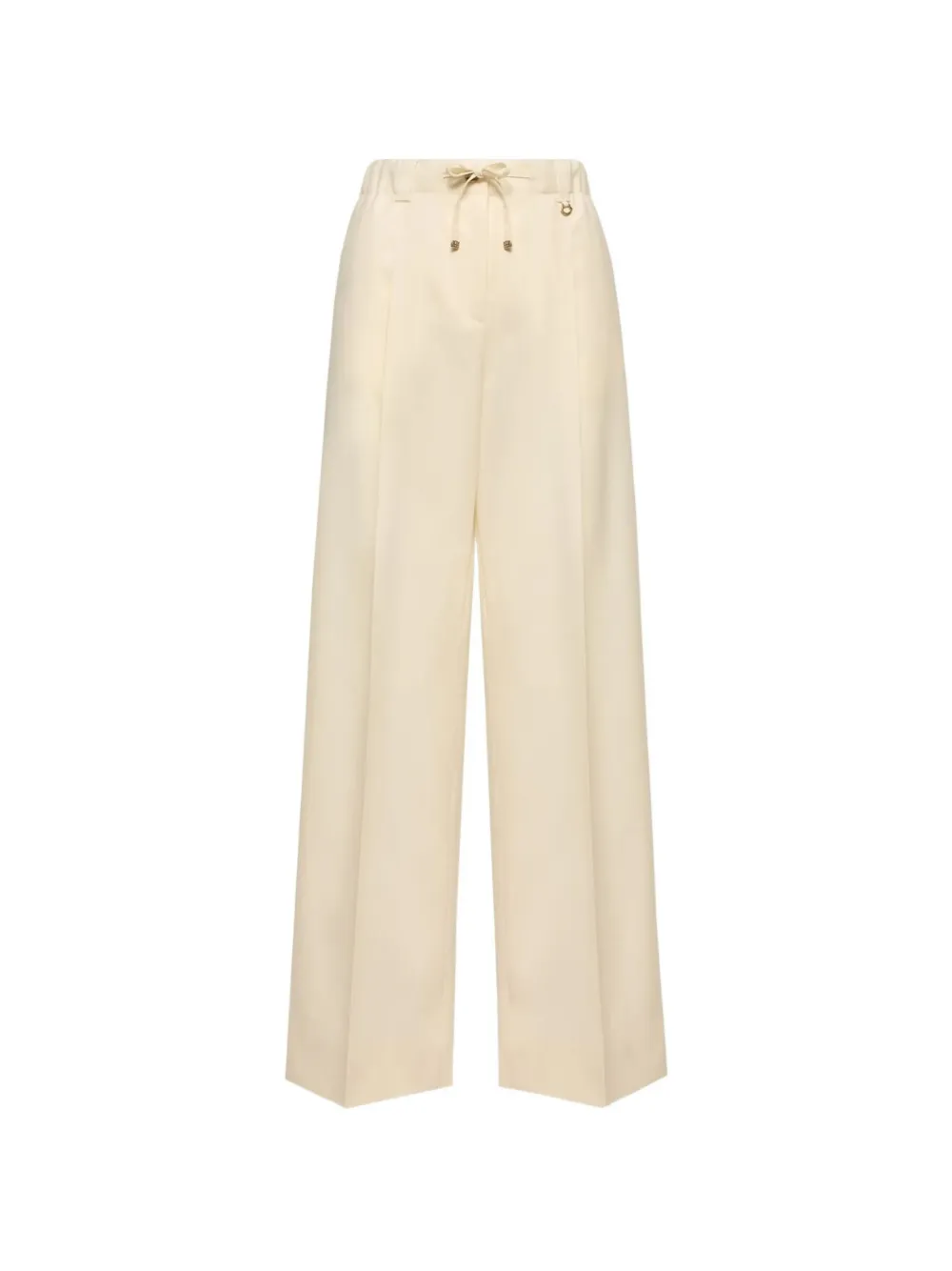 Moncler Wollen gabardine pantalon Beige