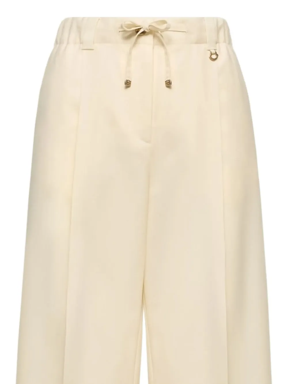 Moncler Wollen gabardine pantalon Beige