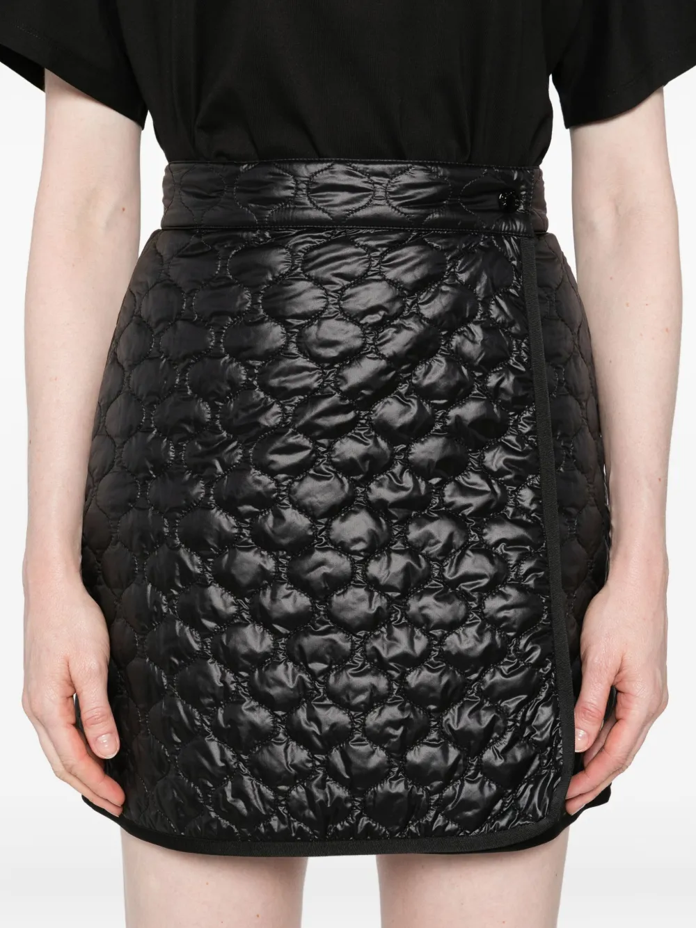 Moncler Gewatteerde mini-rok Zwart