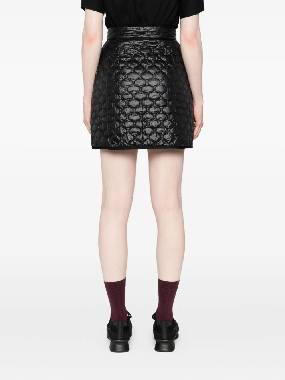 Moncler Gewatteerde mini-rok Zwart