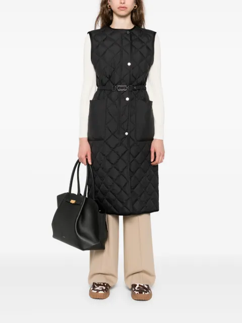 Moncler quilted belted vest