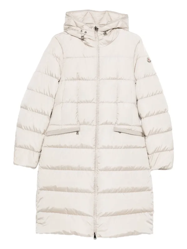 【国内発送・関税込】MONCLER フーデッドキルティングコート Moncler フーデッド キルティングコート | ニュートラル