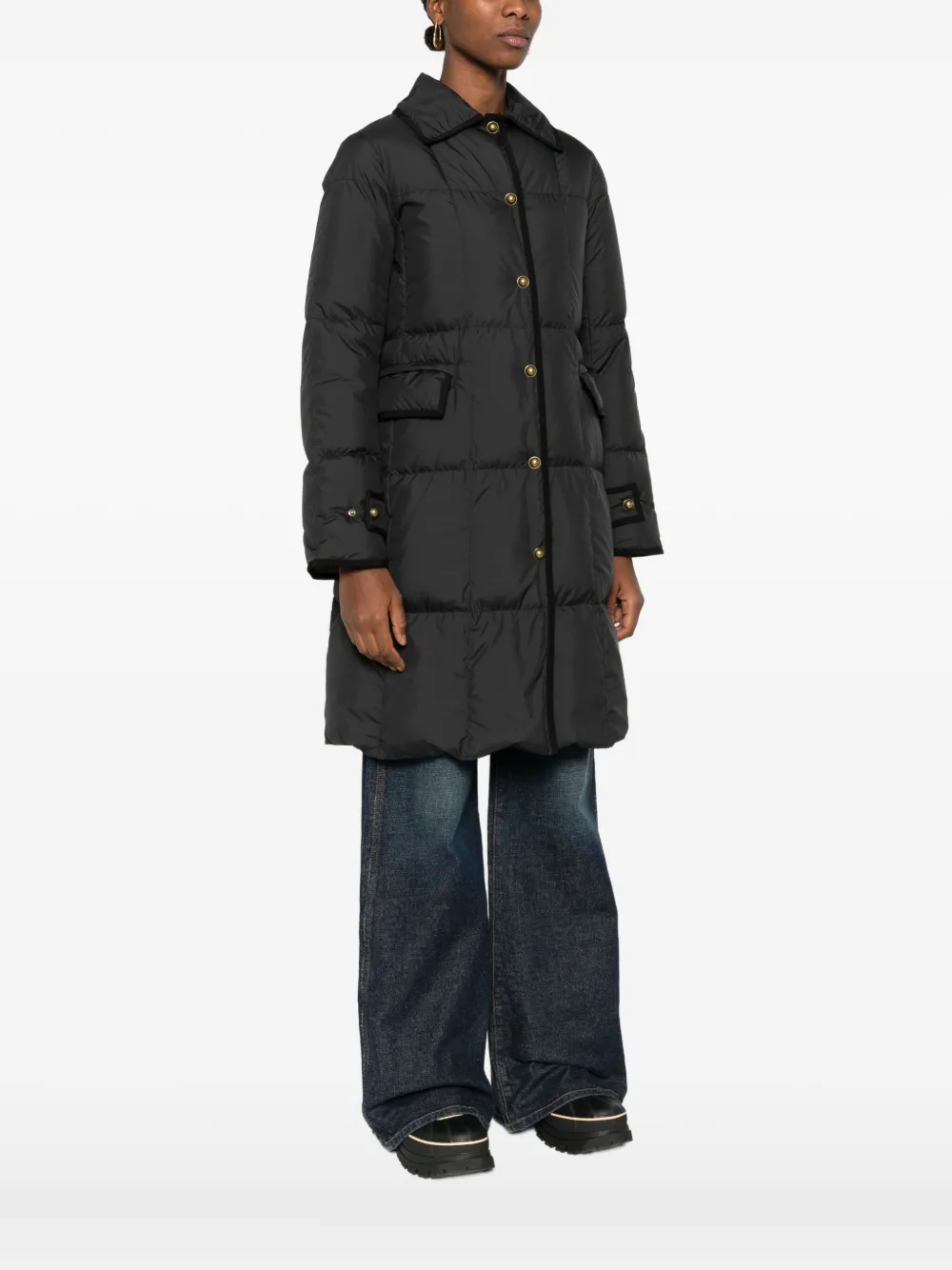  Moncler Achard Quilted Coat - Black 