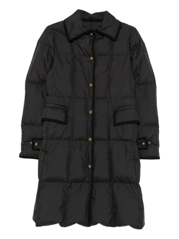 Moncler Achard キルティングコート | ブラック | FARFETCH JP