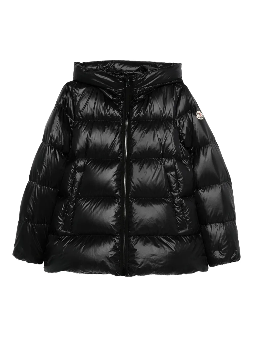 Moncler Donsjas met capuchon Zwart
