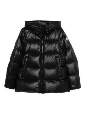 Moncler Bruneaux Coat | Black | FARFETCH