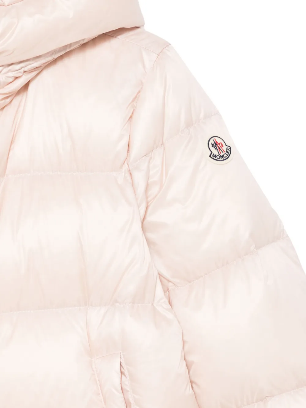 Moncler Serittes hooded puffer jacket Roze