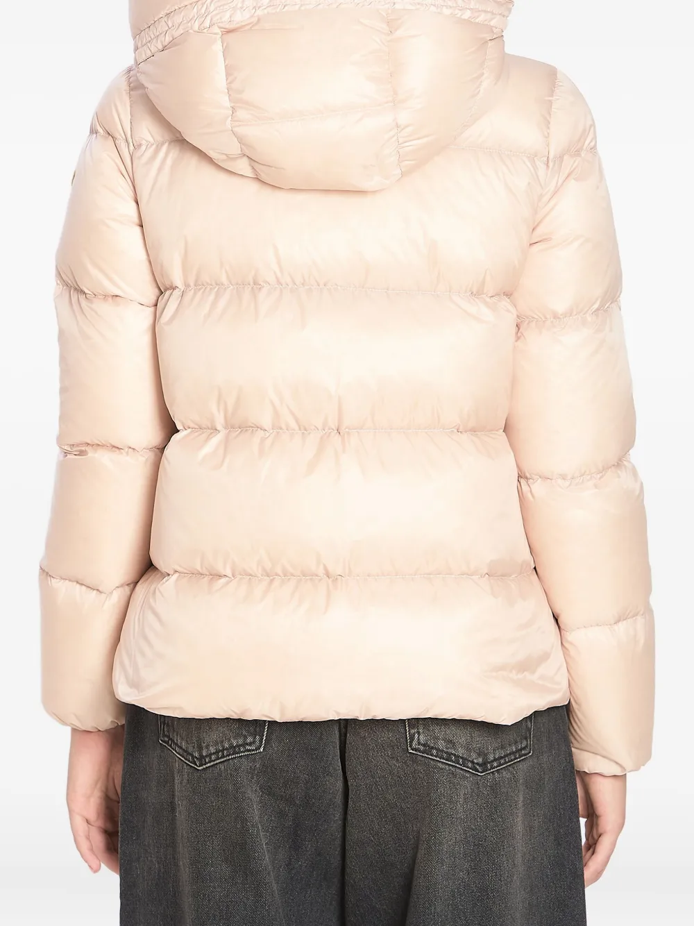 Moncler Serittes donsjack met capuchon Roze