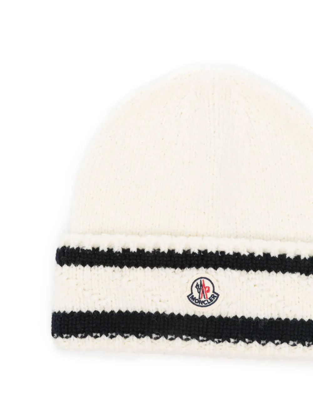 Moncler Muts van scheerwol-blend - Beige