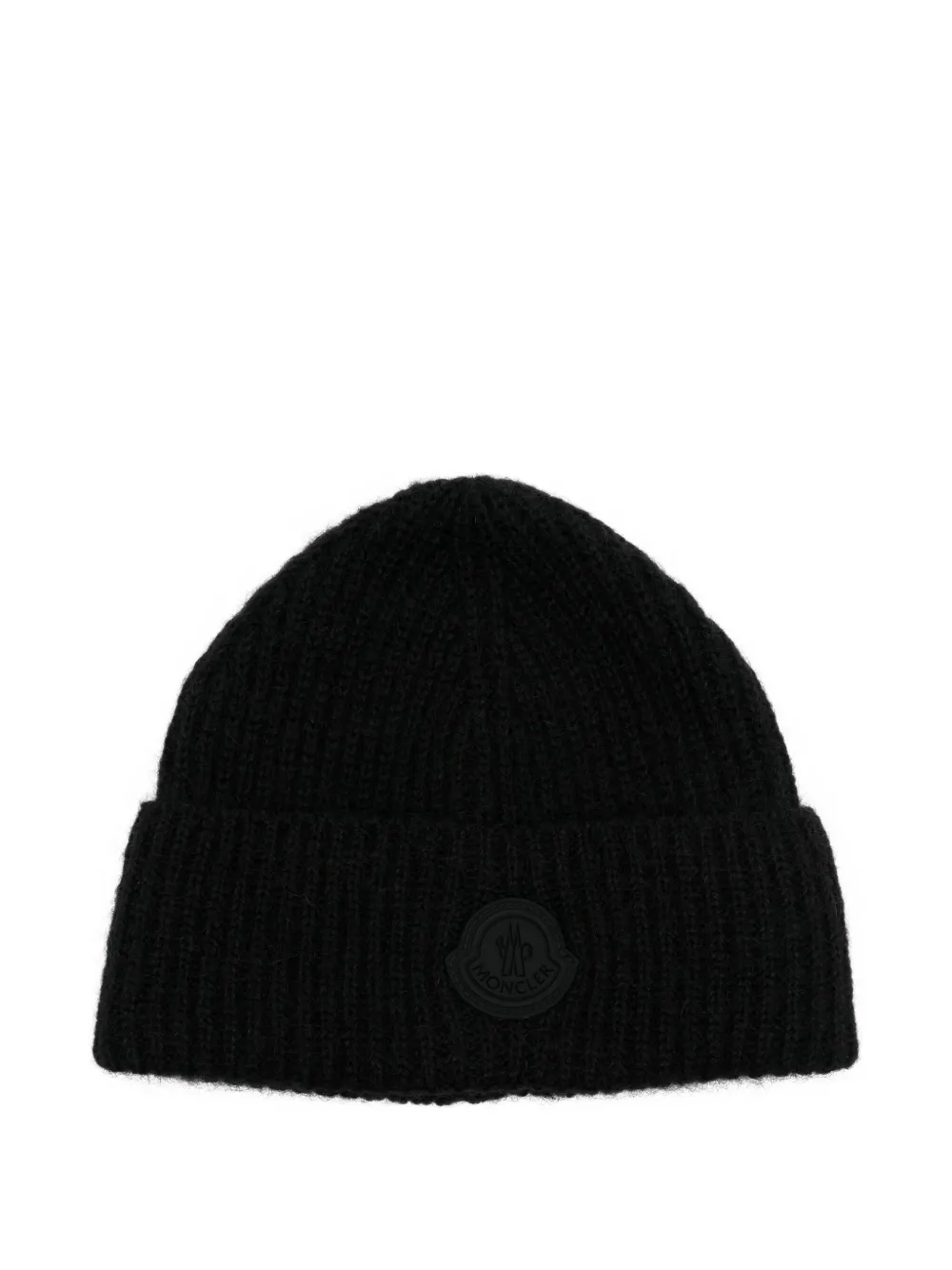 Moncler mohair-wool beanie Zwart