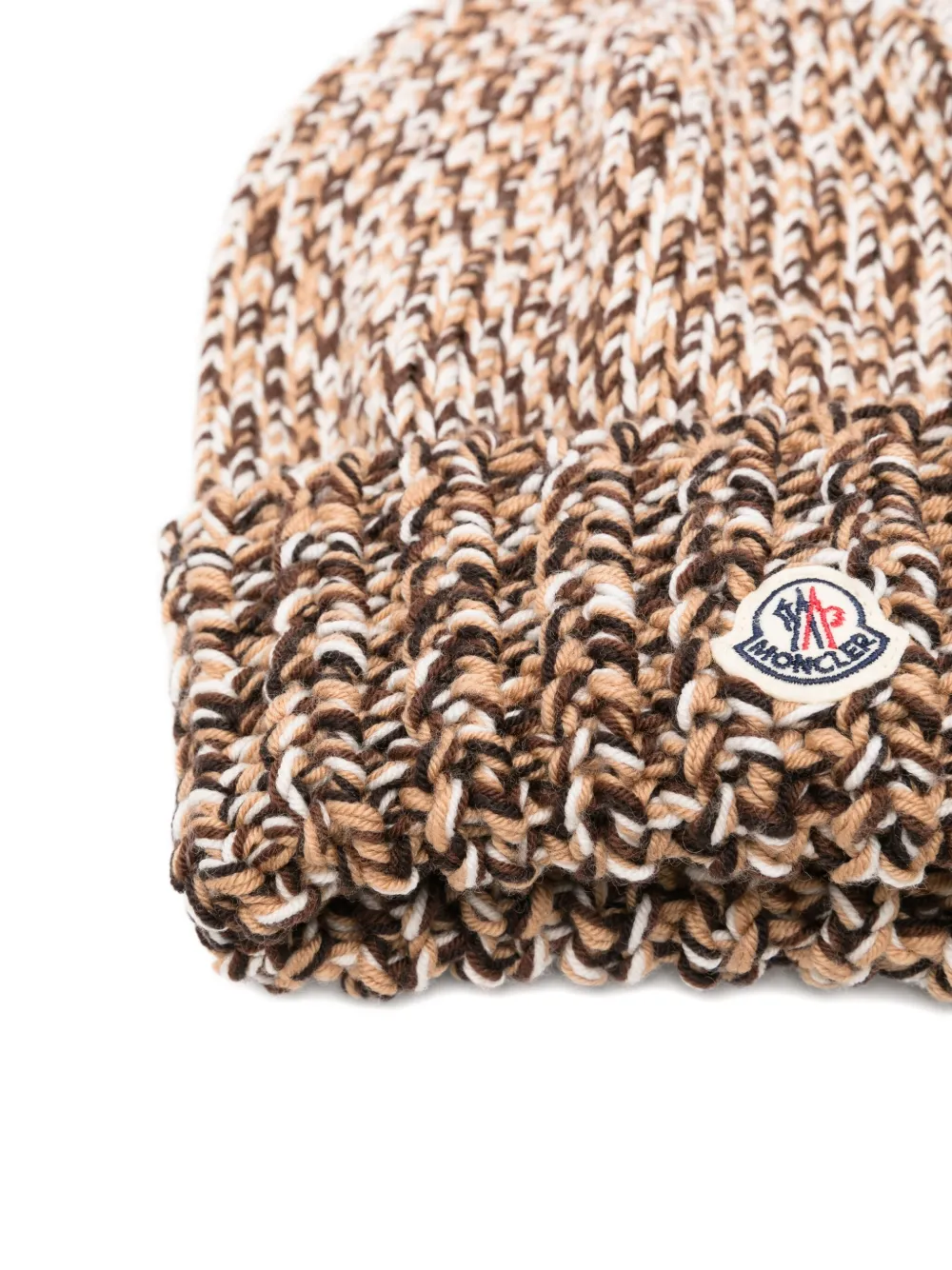 Moncler wool beanie - Bruin