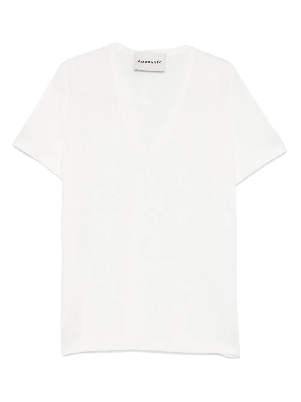 AMARÁNTO playera en mezcla de lino | blanco | Image 1