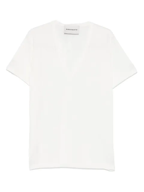 AMARÁNTO linen-blend T-shirt