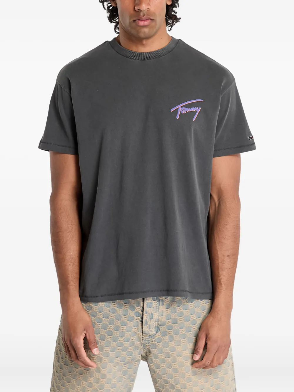 Tommy Jeans playera con efecto degradado | gris | Image 1