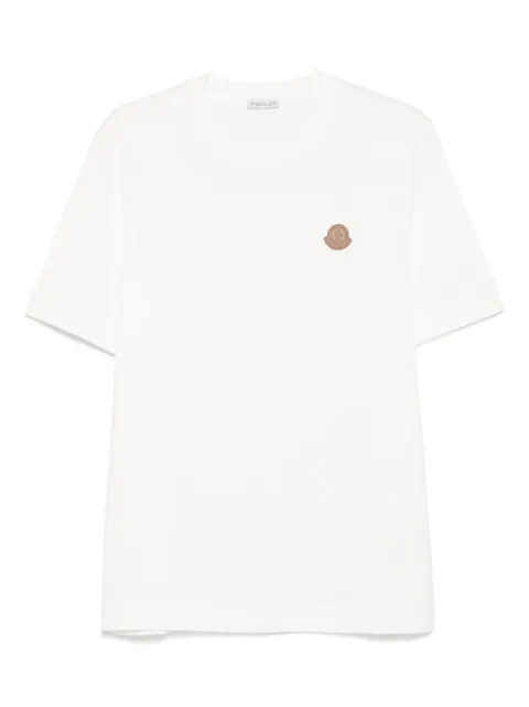 Moncler t-shirt med logotypmärke