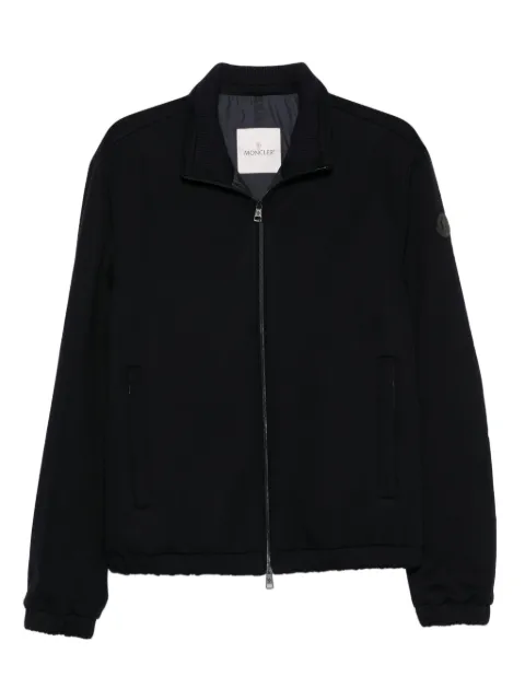 Moncler zip-fastening ribbed-cuff jacket