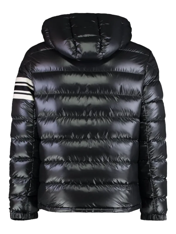 Moncler Jaqueta Landre Matelassê | Preto | FARFETCH BR