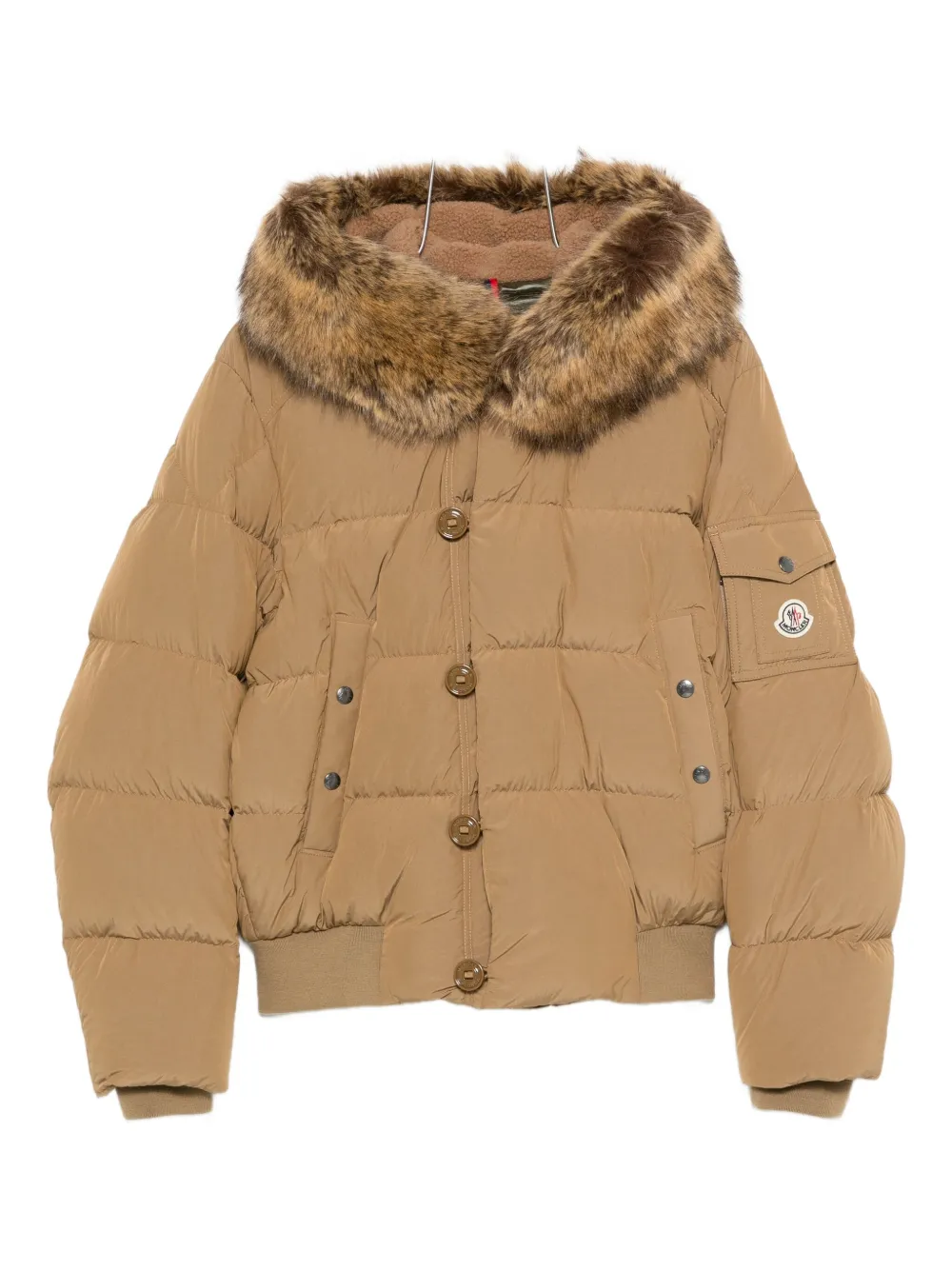 Moncler Luynes hooded down jacket | Neutrals | Image 1