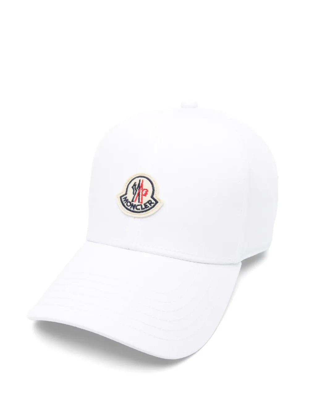 Moncler logo-patch baseball cap | White | Image 1