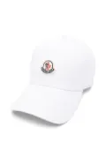 Moncler logo-patch baseball cap - White