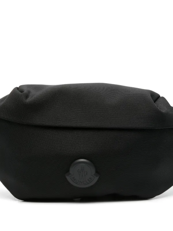 ★送料・関税込★MONCLER★DURANCE ベルトバッグ★ Moncler Durance モノグラム ベルトバッグ | ブラック | FARFETCH JP