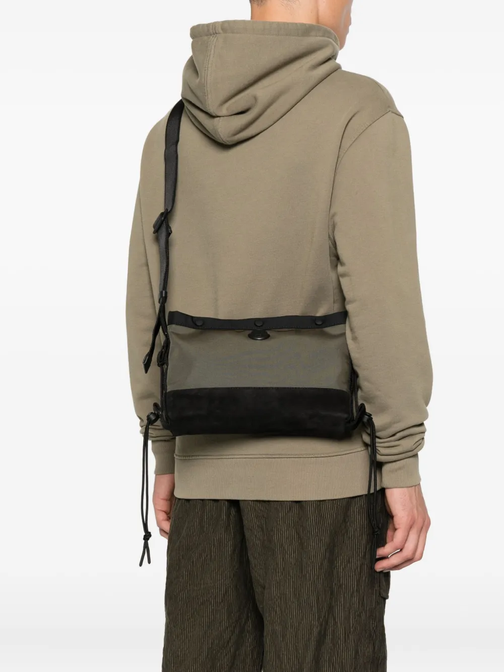 Moncler Messengertas met logoplakkaat Groen
