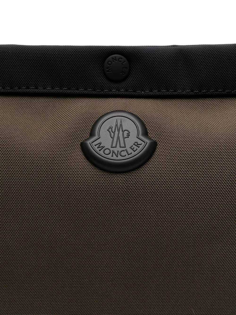 Moncler Messengertas met logoplakkaat Groen