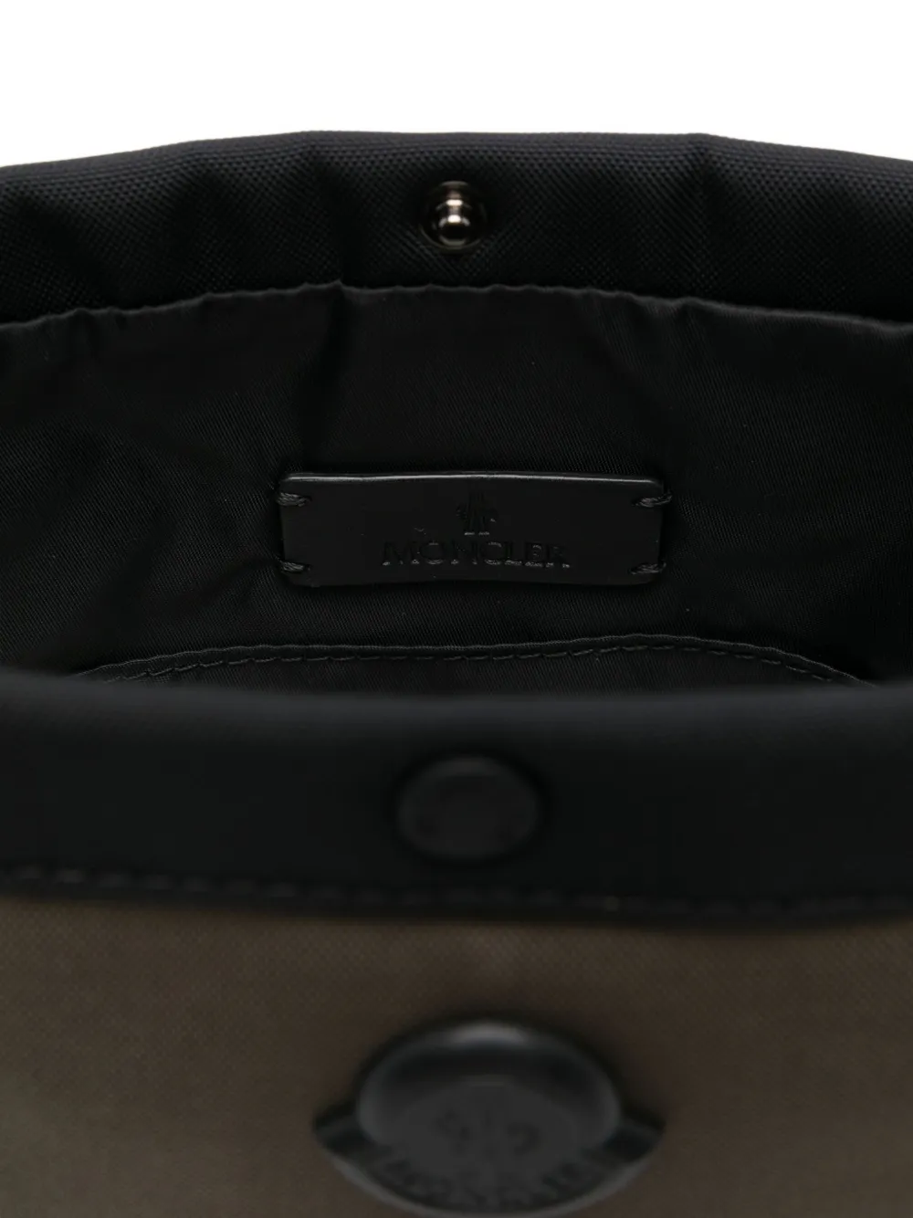 Moncler Messengertas met logoplakkaat Groen
