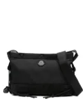 Moncler logo-plaque messenger bag - Black