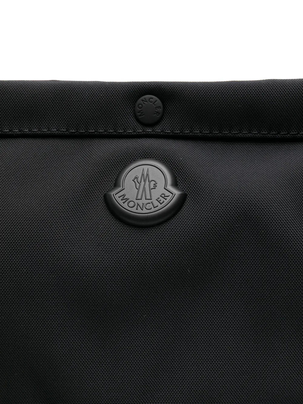 Moncler Messengertas met logoplakkaat Zwart