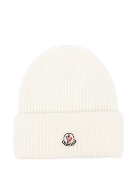 Moncler ribbed wool hat