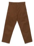 Moncler stretch-cotton pants - Brown