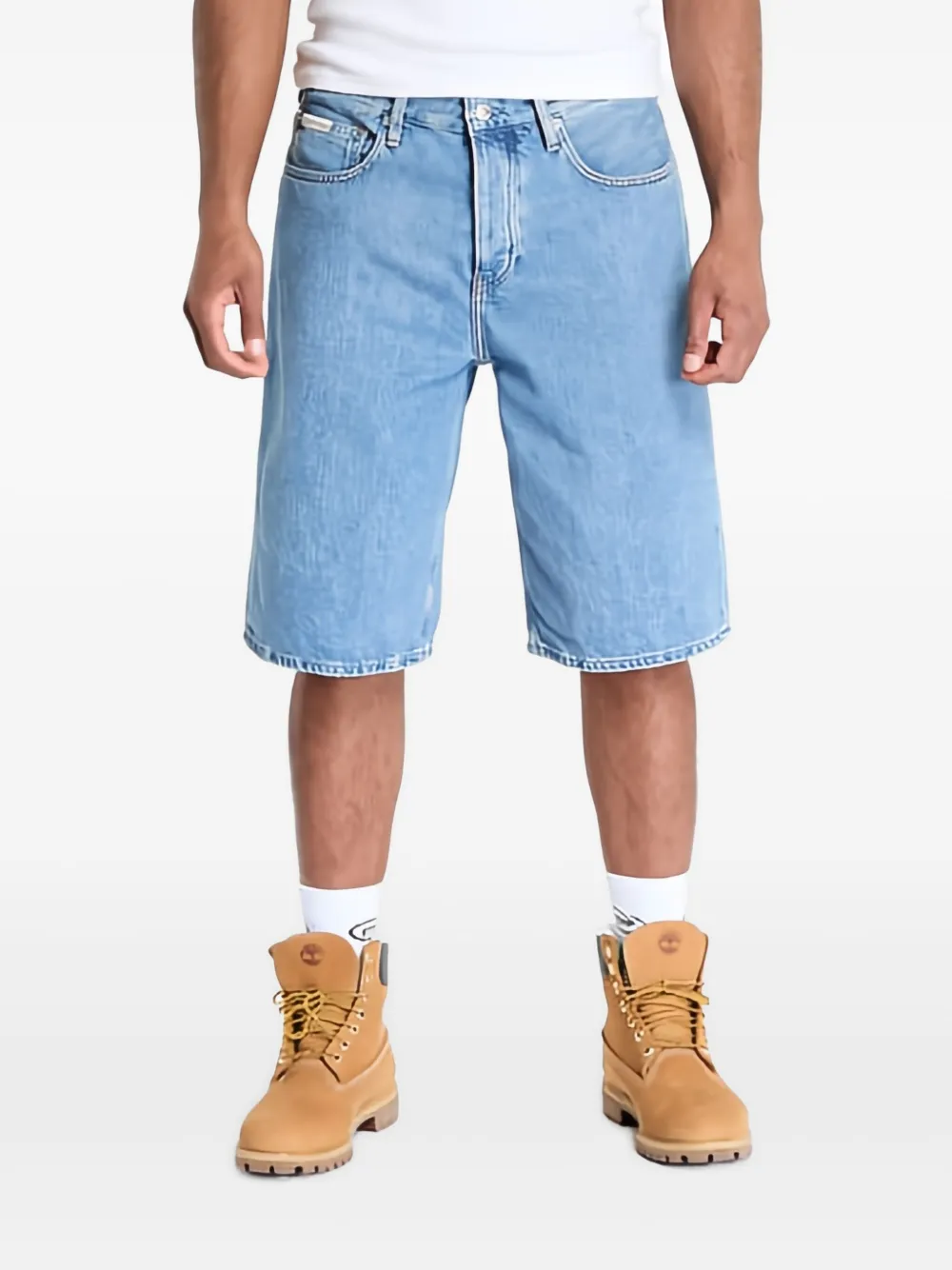 Calvin Klein bermuda Relaxed en jean | bleu | Image 1