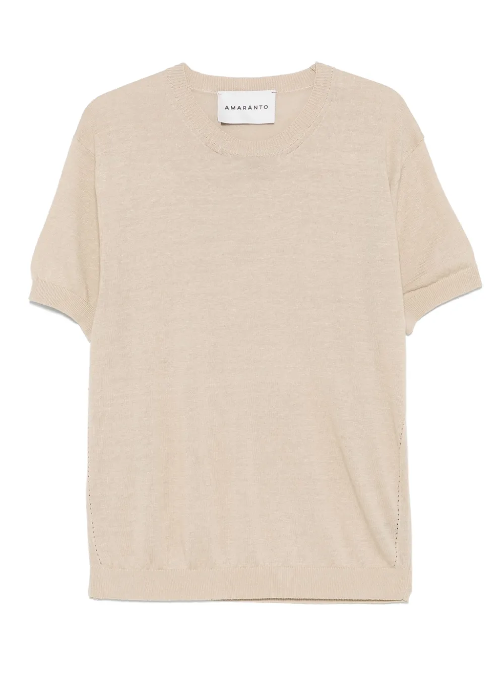 AMARÁNTO playera en mezcla de lino | neutro | Image 1