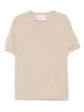 AMARÁNTO linen-blend T-shirt - Neutrals