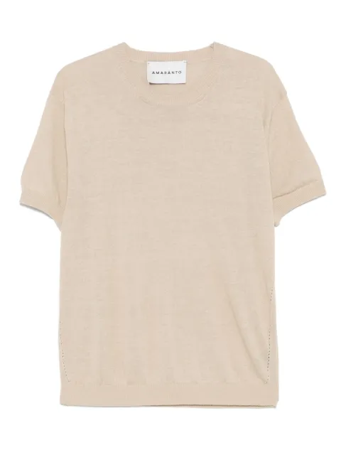 AMARÁNTO linen-blend T-shirt