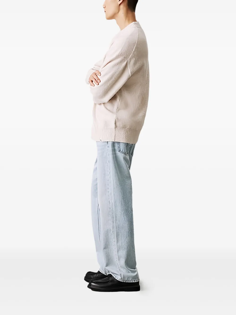 Calvin Klein pull à design texturé | tons neutres | Image 1