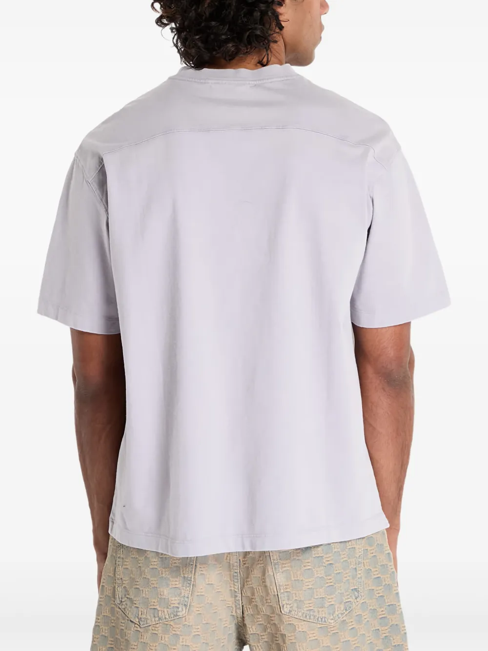 Calvin Klein Jeans T-shirt met verwassen effect Paars