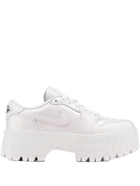 Jordan Jordan 1 Brooklyn White/Metallic Silver Sneakers