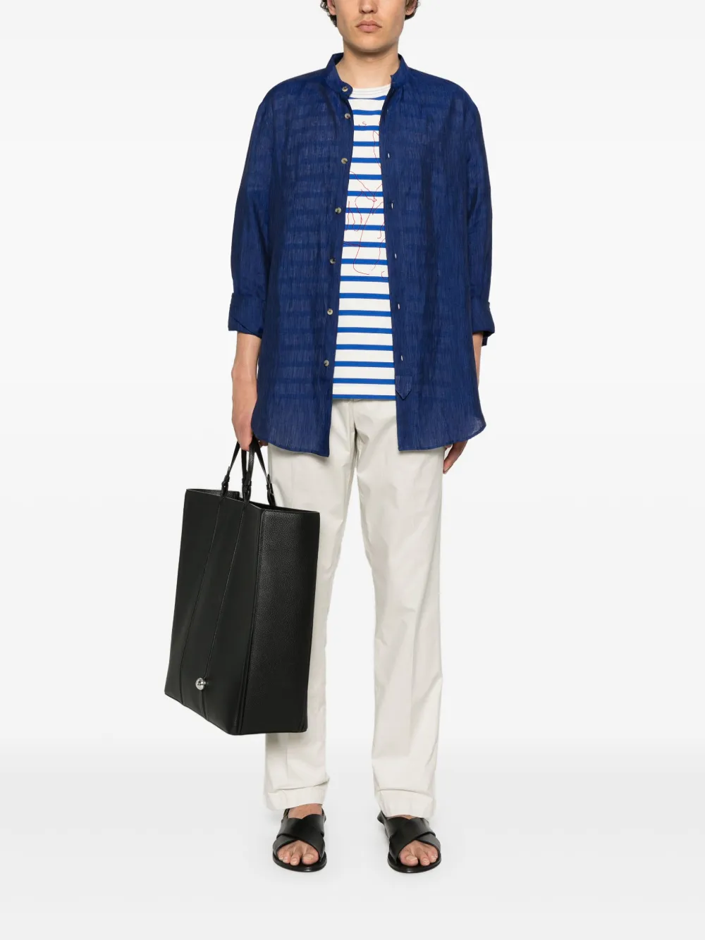 Paul Smith linen shirt - Blauw