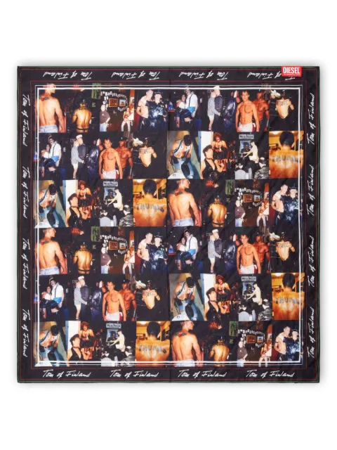Diesel x Tom of Finland Foundation photograph-print scarf