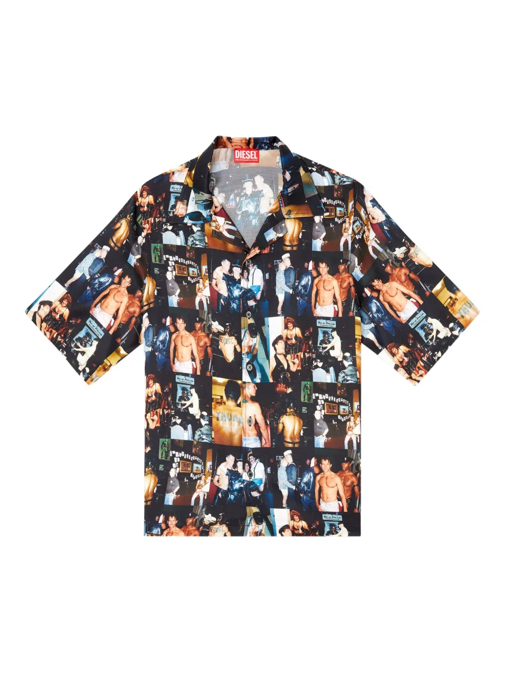 Diesel x Tom of Finland Foundation graphic-print shirt | Black | Image 1